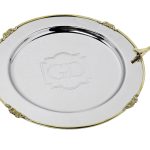 95IM-0077 Поднос круглый "Bird" нерж.сталь d33*2см