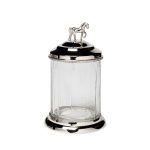 95IM-1103 Емкость д/хранения "Horse" стекло/нерж.сталь d9