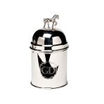 95IM-1253L Емкость д/хранен."Horse"нерж.сталь цвет хром d12*20см