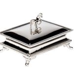 95IM-1308  Шкатулка "Horse" нерж. сталь цвет хром 12*10*8