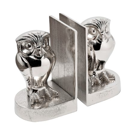 95IM-14187 Держатель для книг "Совы" цвет хром 23*10*17