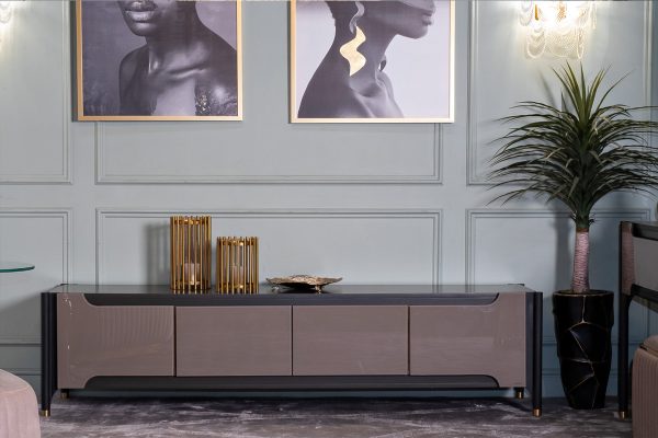 95IM-1613M Подсвечник металлический цвет золото d16*22см — изображение 2