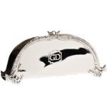 95IM-4103L Салфетница Garda Decor латунь цвет хром 19*5*9см