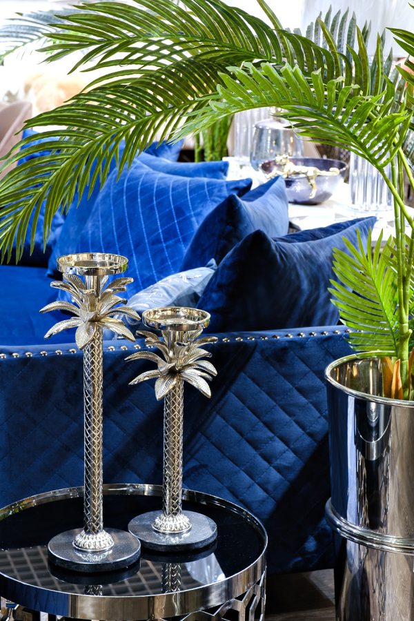 95im-5356s-podsvechnik-palm-s-metall.na-podstavke-hrom-d1541sm-1 95IM-5356S Подсвечник "Palm S" металл.на подставке хром d15*41см — изображение 2