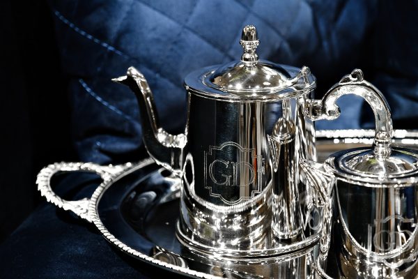 95IM-6024 Поднос овальный Garda Decor нерж.сталь 50*36см — изображение 2