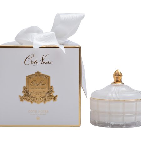 96CN-45003  Свеча ароматическая Jasmine flower tea в вазе в упаковке 185 гр