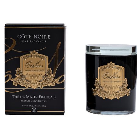 96CN-45110 Свеча ароматическая French Morning Tea в стакане в упаковке 450 гр.