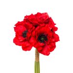 9F27090SN-1545 Букет красных маков 30см (12)