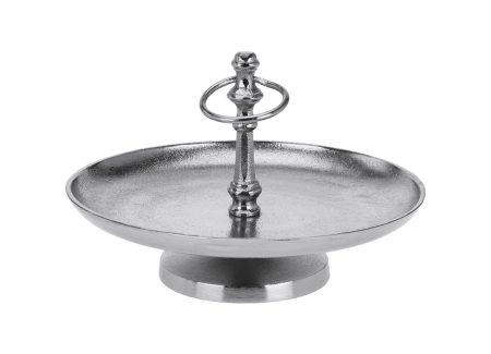 A98021700 Подставка для закусок металл. цвет хром d21*16см