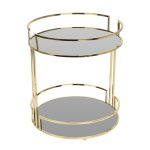 AAE322950 Этажерка настольная зеркальная d21*23см