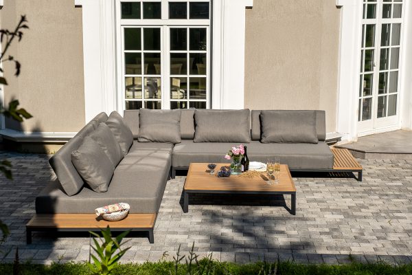 "Амальфия" трансформирующаяся лаунж-зона из алюминия, цвет графит — изображение 3