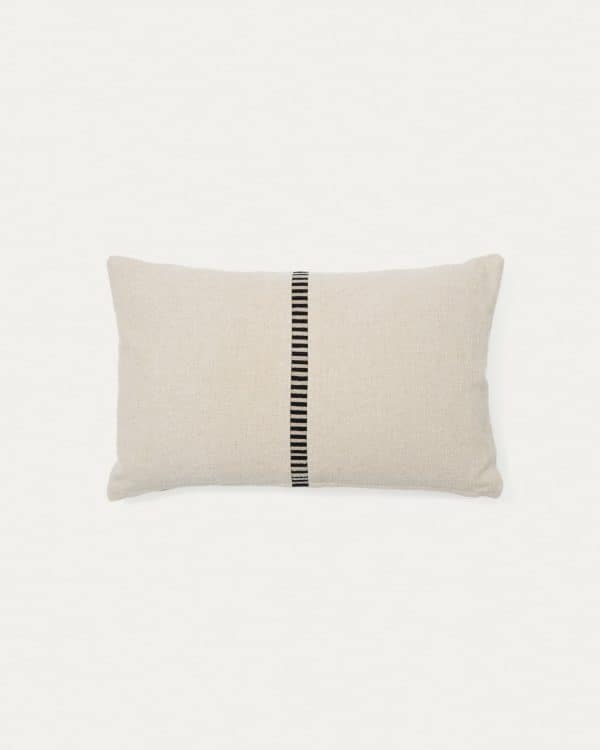 Ardit Чехол для подушки бежевого цвета с черной полосой 30 x 50