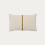 Ardit Чехол для подушки бежевого цвета с горчичной полосой 30 x 50