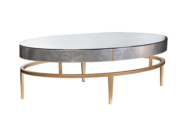 ART-2705-CF Стол журнальный "Futuro" серебристый 132*76*46см — изображение 2