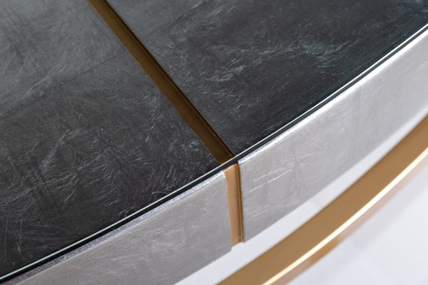 ART-2705-CF Стол журнальный "Futuro" серебристый 132*76*46см — изображение 3