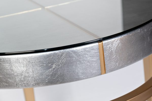 ART-2705-ET Стол журнальный "Futuro" серебристый d61*61см — изображение 2