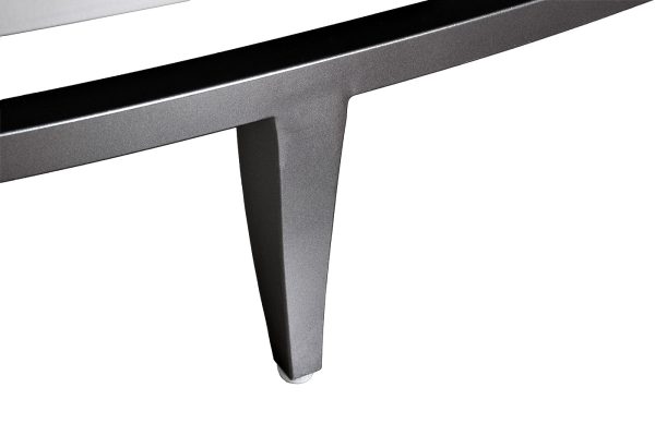 ART-2932  Комод серебристый с декором 182*41*97см — изображение 4