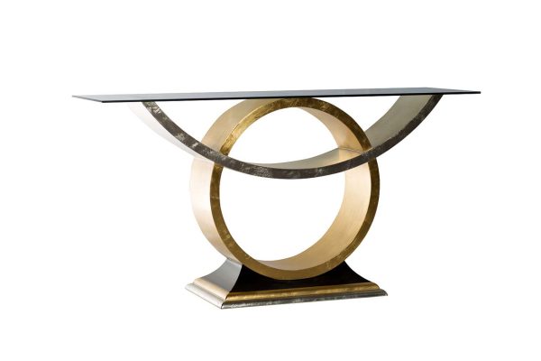 ART-4472-D Консоль "Circus" со стеклом 157*46*82см — изображение 2