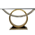 ART-4472-D Консоль "Circus" со стеклом 157*46*82см