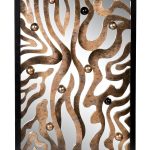 ART-4478-PL Панно настенное зеркальное 142*89*5см