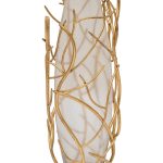 ART-8386-TT1 Ваза стеклянная "Magic forest" d23*66см