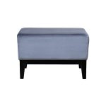 Банкетка Stella 60 прямоугольная синяя Velv Sin 60*38*40см