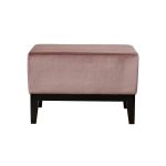 Банкетка Stella 60 прямоугольная сиреневая Velv Siren 60*38*40см