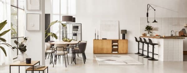 Барный стул Orlando-T - черная искусственная кожа и черная матовая сталь 60-82 см — изображение 3