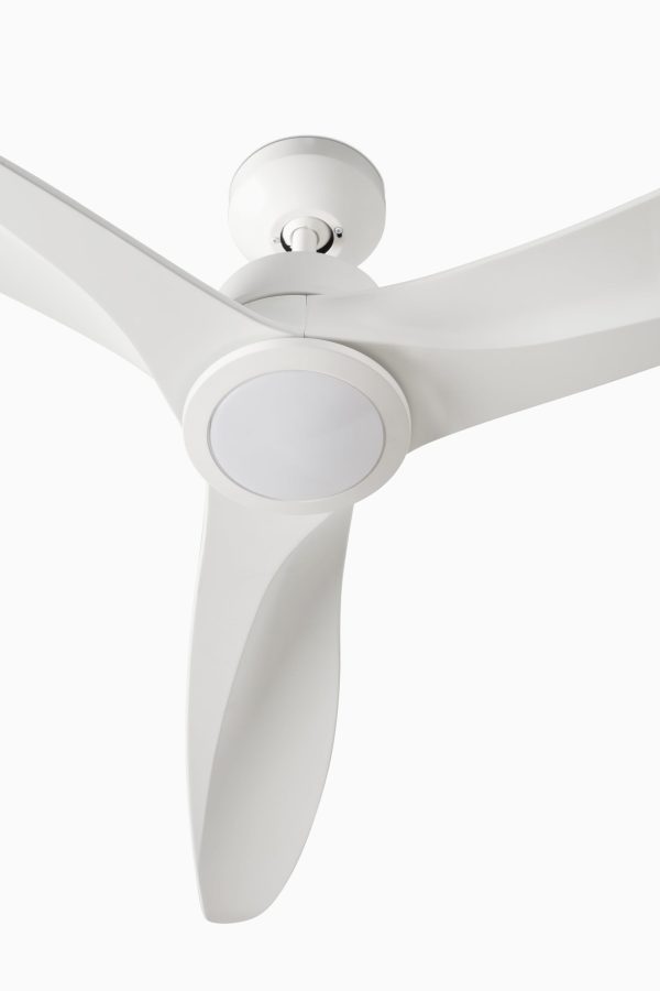 Белый потолочный вентилятор Tonic LED с двигателем постоянного тока — изображение 4