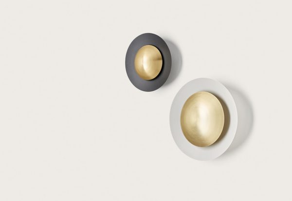 Бра Coss 40 cm черное + диффузор 25 cm латунь — изображение 3