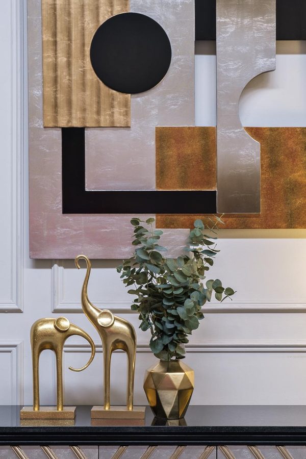 C1291 (зол.) Статуэтка "Слон" 25*11*33 — изображение 4