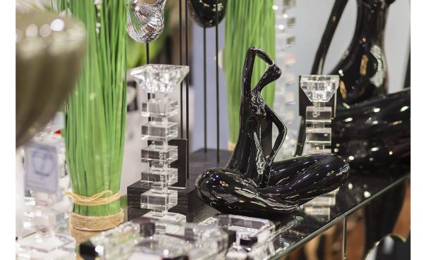 C6128(чер.)Статуэтка "Женщина" 25*28*13см (в позе лотоса) — изображение 2