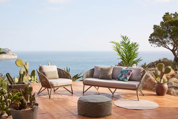 Чехол для подушки Nedra 45 x 45 см серый — изображение 3