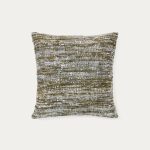 Чехол на подушку Yadit из зеленой вискозы и хлопка 45 x 45 см