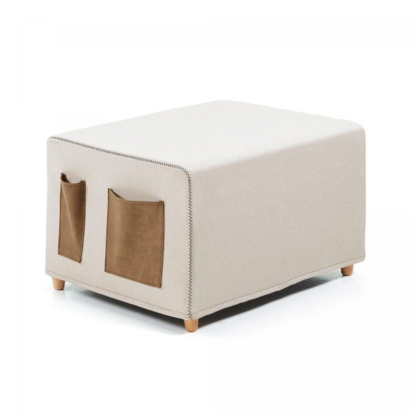 Чехол на пуф Kos бежевый — изображение 4