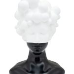 D1919 Статуэтка "Настроение" белый/черный 20*19*28см