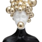 D3831 Статуэтка "Настроение" черный/золото 38*31*47см