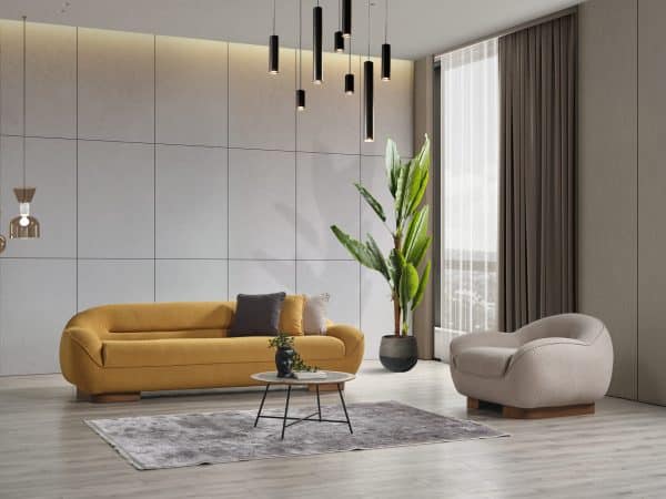 Диван 2-х местный Глен оранжевый — изображение 2