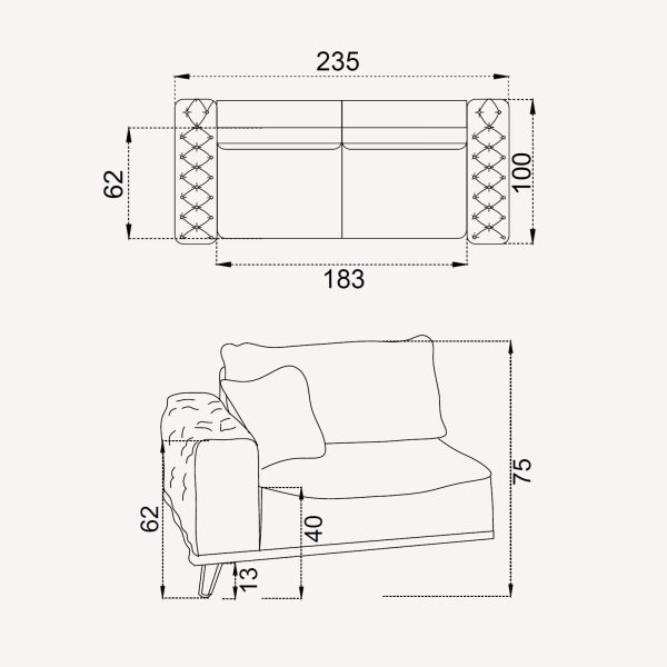 Диван 3-х местный Анка — изображение 3