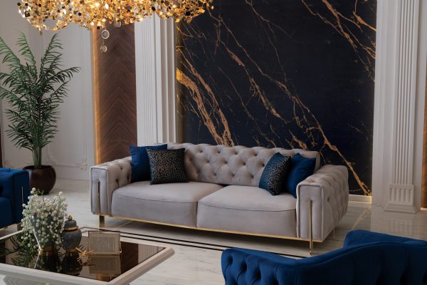 Диван 3-х местный Голд серый — изображение 2