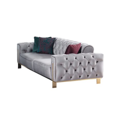 Диван 3-х местный Голд серый