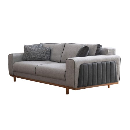 Диван 3-х местный Касса серый