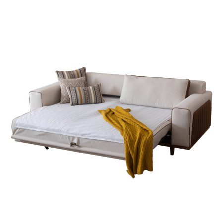 Диван 3-х местный раскладной Касса бежевый