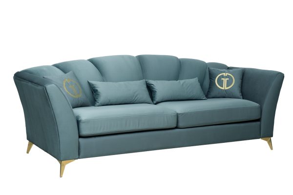 велюр бирюз.Colt1004/зол 250*100*95