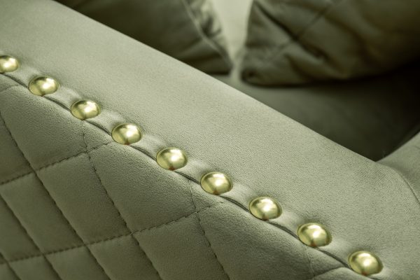 Диван-Кушетка Sorrento правая велюр оливковый Colt1002-OLIV 180*98*88см — изображение 3