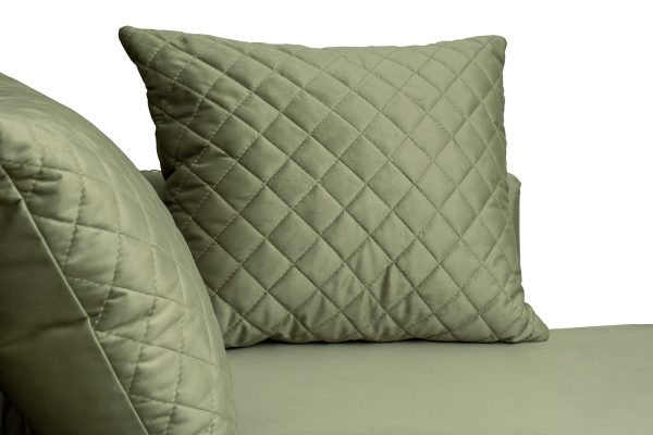 Диван-Кушетка Sorrento правая велюр оливковый Colt1002-OLIV 180*98*88см — изображение 4