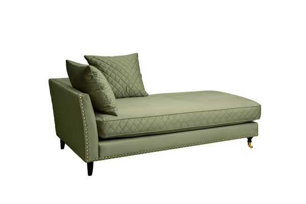 Диван-Кушетка Sorrento правая велюр оливковый Colt1002-OLIV 180*98*88см