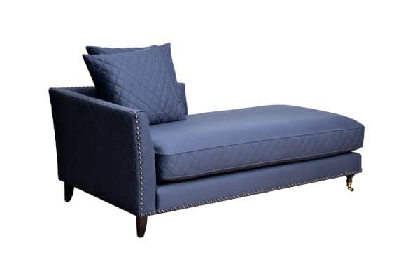 Диван-Кушетка Sorrento правая велюр т.синий Colt034 SIN 180*98*88см — изображение 2