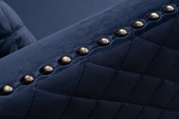 Диван-Кушетка Sorrento правая велюр т.синий Colt034 SIN 180*98*88см — изображение 4