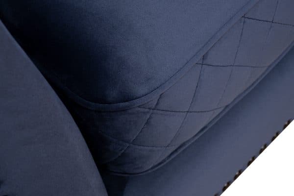 Диван-Кушетка Sorrento правая велюр т.синий Colt034 SIN 180*98*88см — изображение 5
